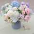 2 Pcs Artificial Peony Silk Hydrangea Bouquet